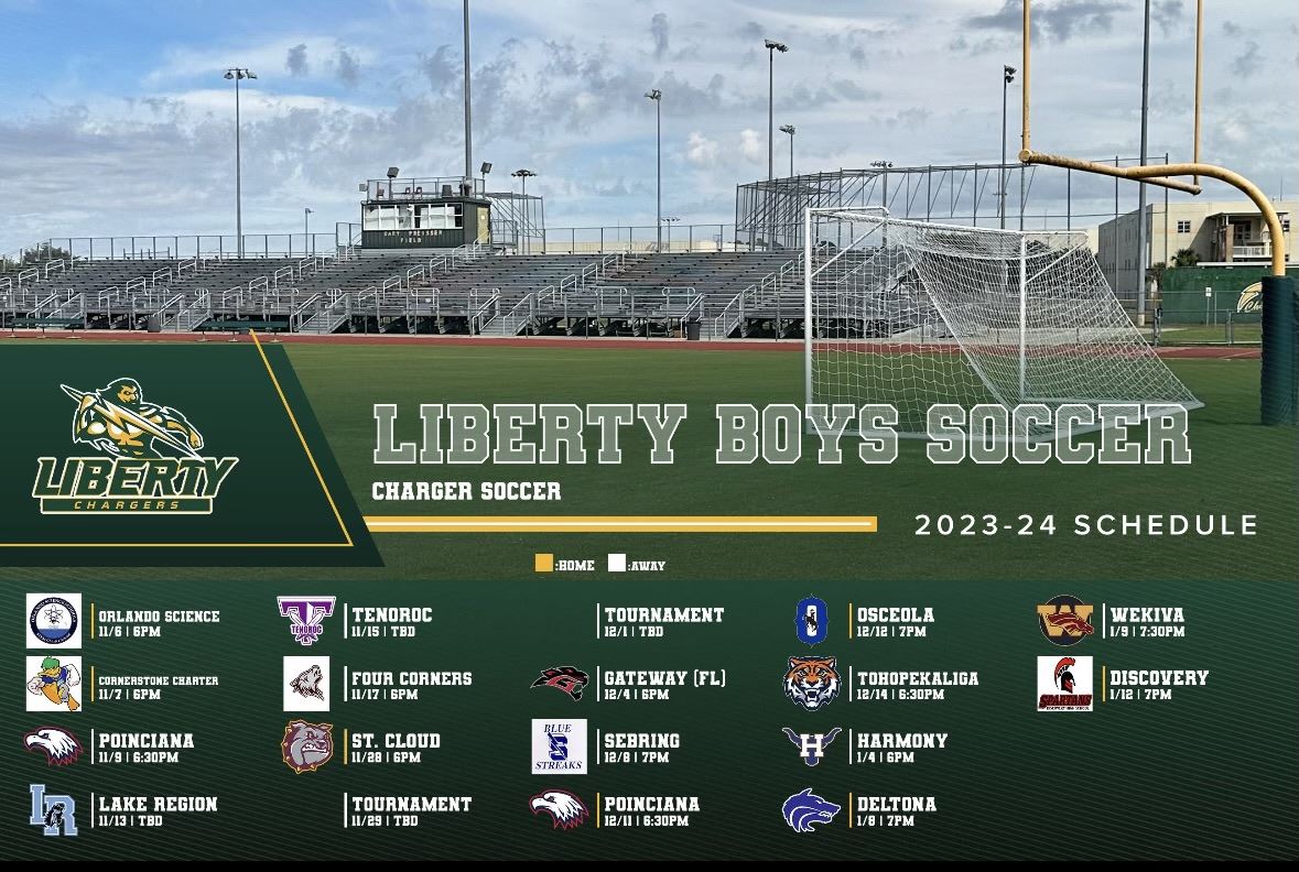 2023-24 Boys Soccer Schedule